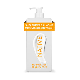 Native Moisturizing Body Wash 18 oz front view with pump