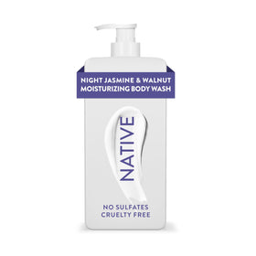 Native Moisturizing Body Wash 18 oz front view with pump
