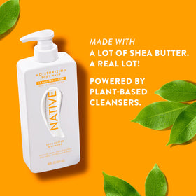 Native Moisturizing Body Wash 18 oz with almond and honey