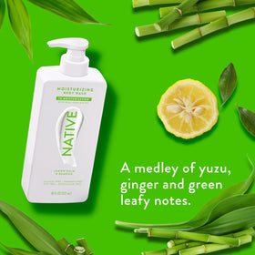 Native Moisturizing Body Wash pump dispenser close-up