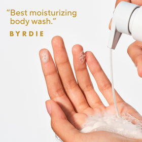 Native Moisturizing Body Wash showing creamy lather