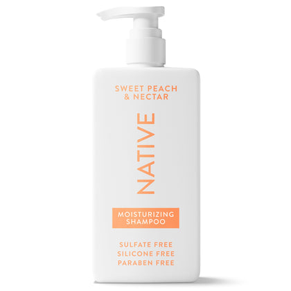 Native Moisturizing Shampoo Sweet Peach & Nectar 16.5 fl Oz front view