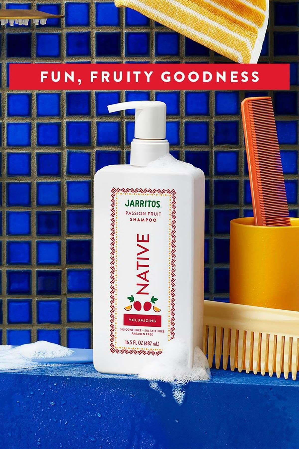 Native Passion Fruit Shampoo packaging details
