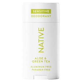 Native Sensitive Deodorant front view with clear stick