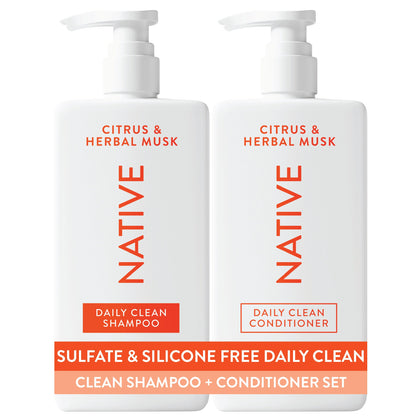 Native Shampoo and Conditioner Set 16.5 fl oz front view