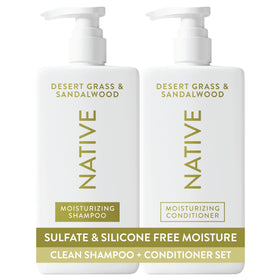 Native Shampoo and Conditioner Set front view with 16.5 fl oz bottles