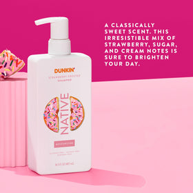 Native Strawberry Frosted Shampoo with natural ingredients