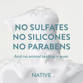 Native Strengthening 2-in-1 Shampoo & Conditioner texture on hand