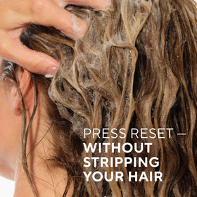 Native Volumizing Shampoo Berries & Vanilla Cream in lifestyle setting