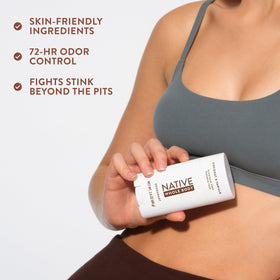 Native Whole Body Deodorant Coconut & Vanilla in lifestyle setting
