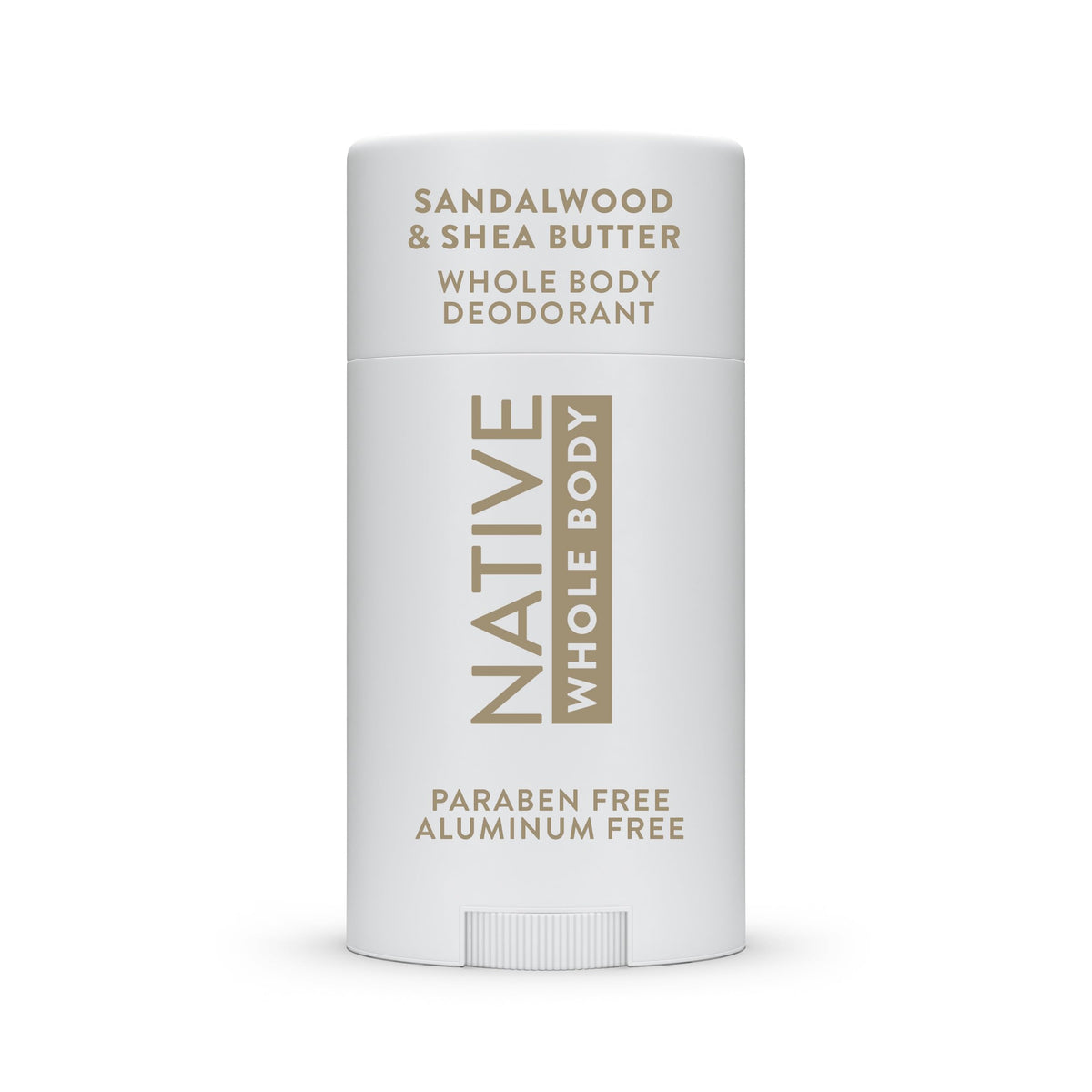 Native Whole Body Deodorant Sandalwood & Shea Butter front view