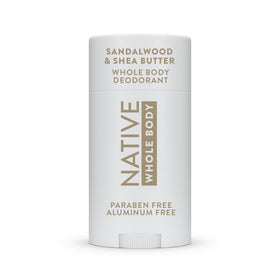 Native Whole Body Deodorant Sandalwood & Shea Butter front view