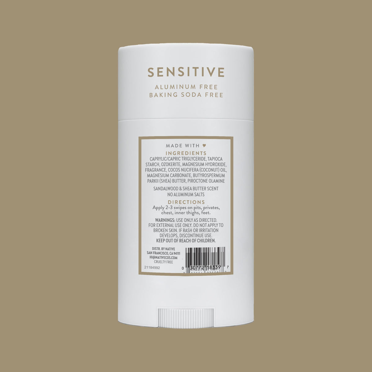 Native Whole Body Deodorant Sandalwood & Shea Butter lifestyle scene