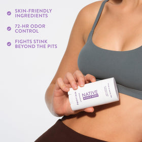 Native Whole Body Deodorant side view showing smooth glide