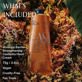 natura Brazil Nut Hand Cream application on hands