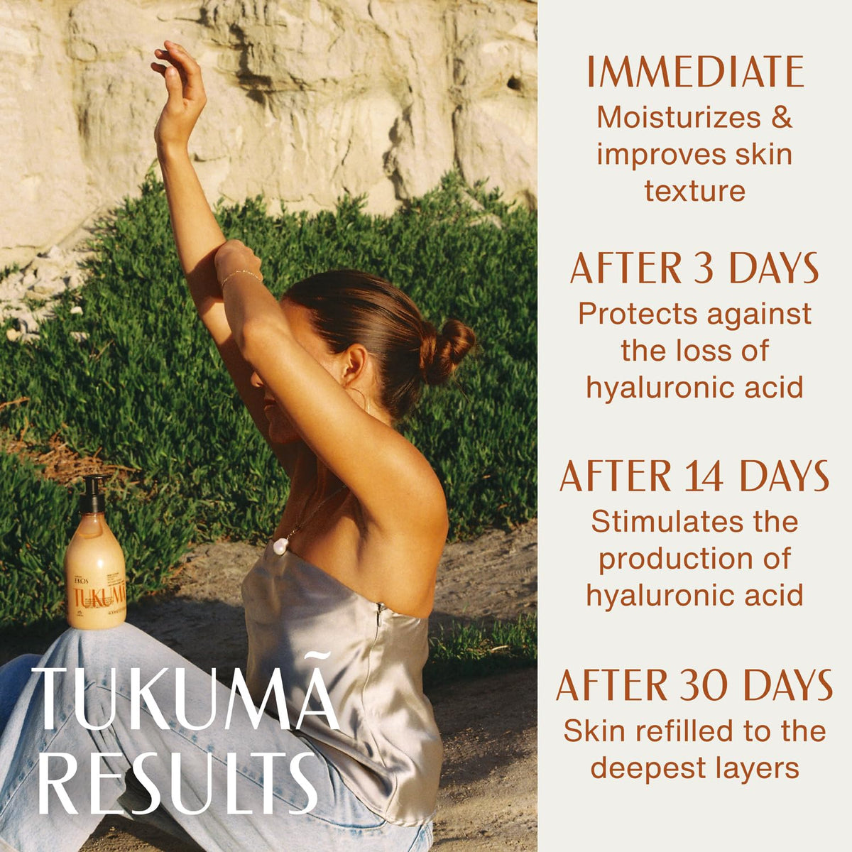 natura Tukumã Body Lotion lifestyle scene