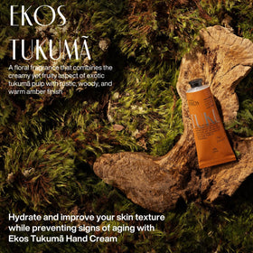 Natura Tukumã Hand Cream packaging with tropical design