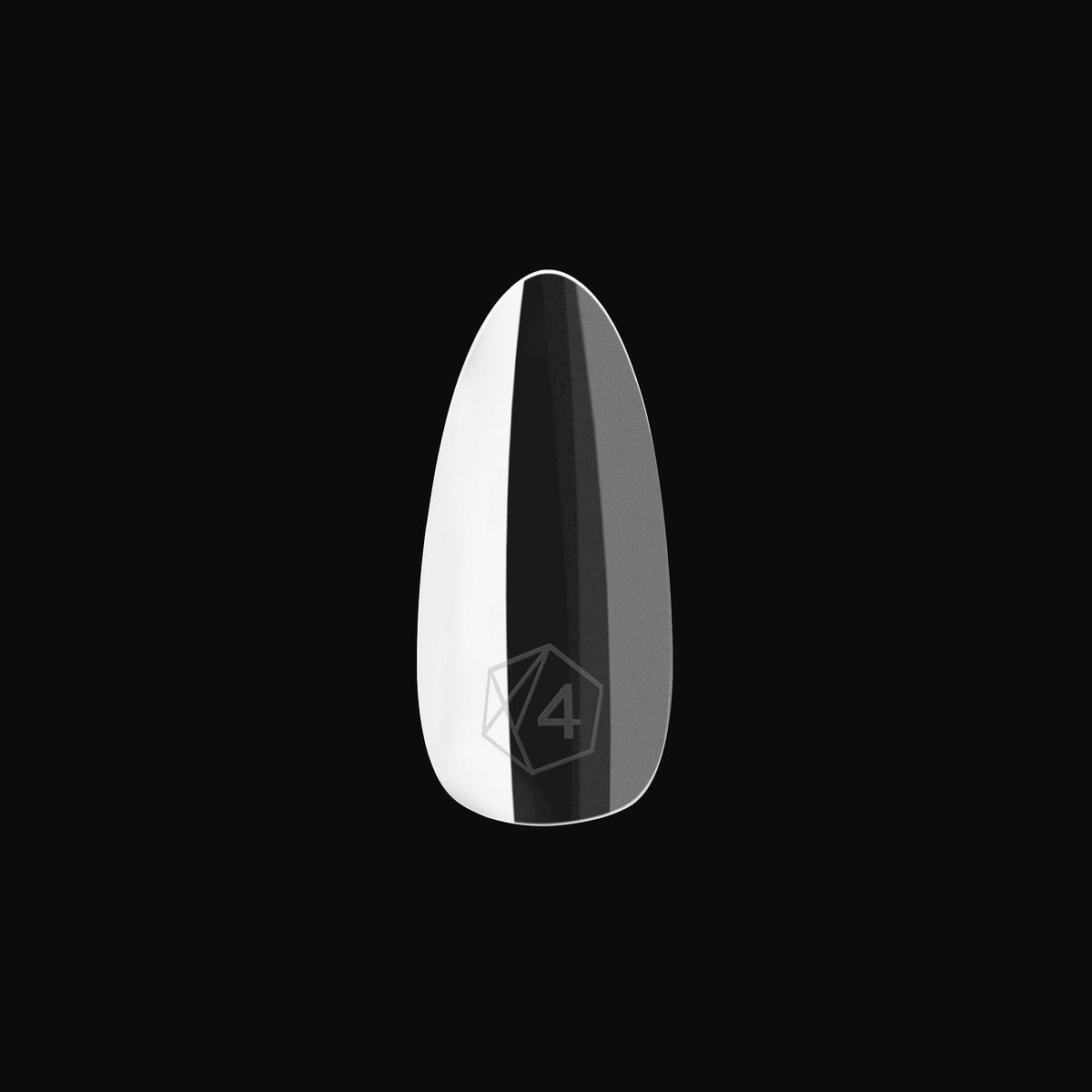 Natural almond nail tips from APRÉS Gel-X arranged neatly