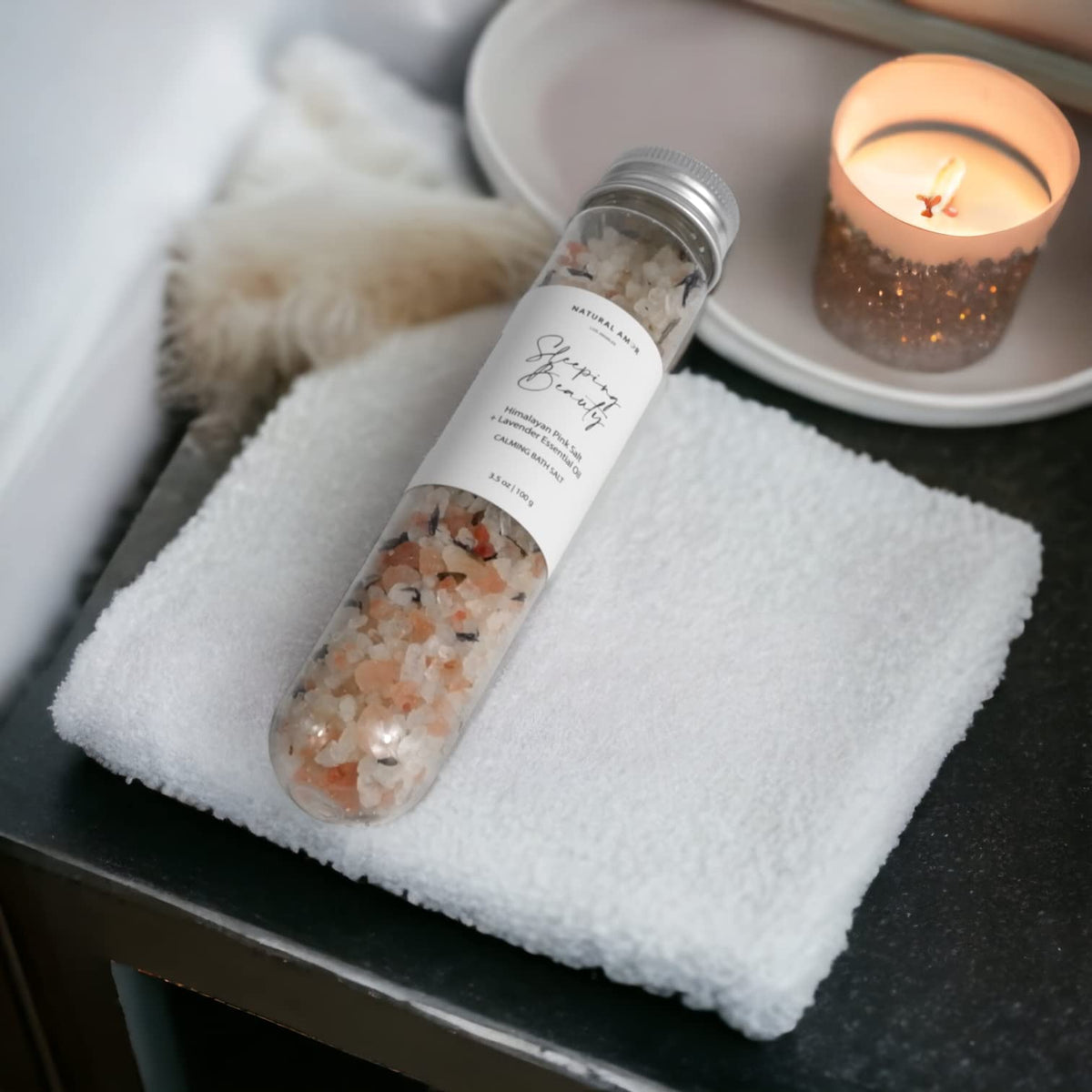 NATURAL AMOR Lavender Spa Gift Set packaging