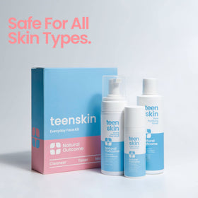 Natural Outcome Teen Skin Care Kit moisturizer bottle