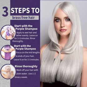 Natural Riches Purple Conditioner texture on hand