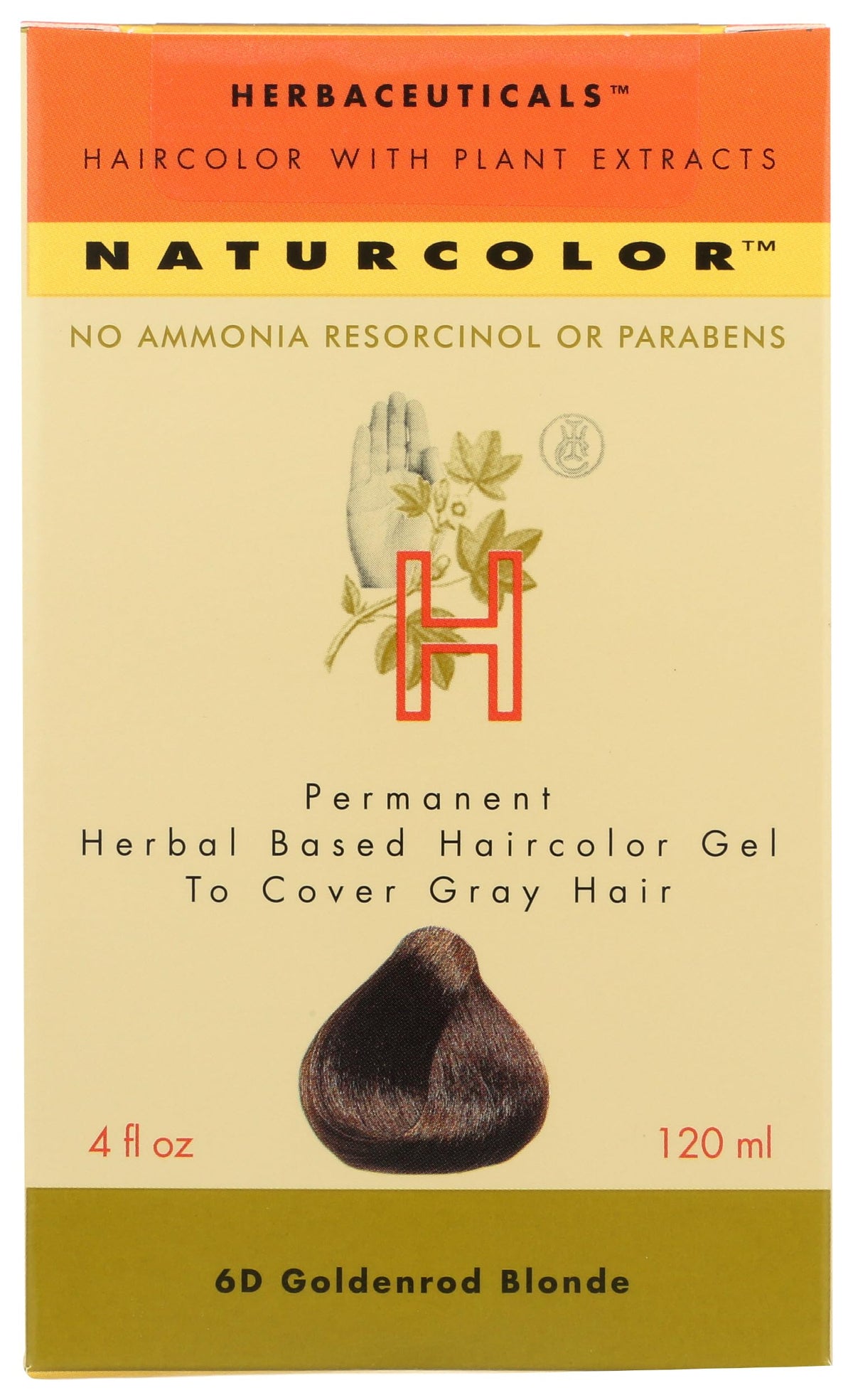 Naturcolor 6D Goldenrod Blonde Hair Dye front view
