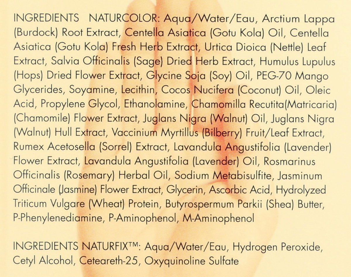 Naturcolor Dark Caraway Blonde Hair Dye application process