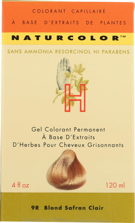 Naturcolor hair colour application instructions on packaging