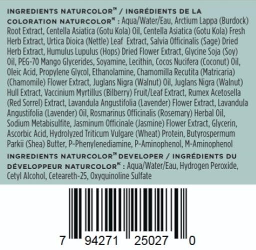 Naturcolor Hair Dye Light Twinberry Chestnut application process