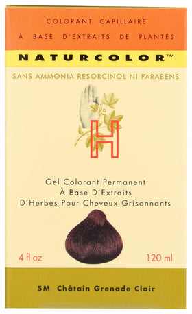 Naturcolor hair dye packaging side view