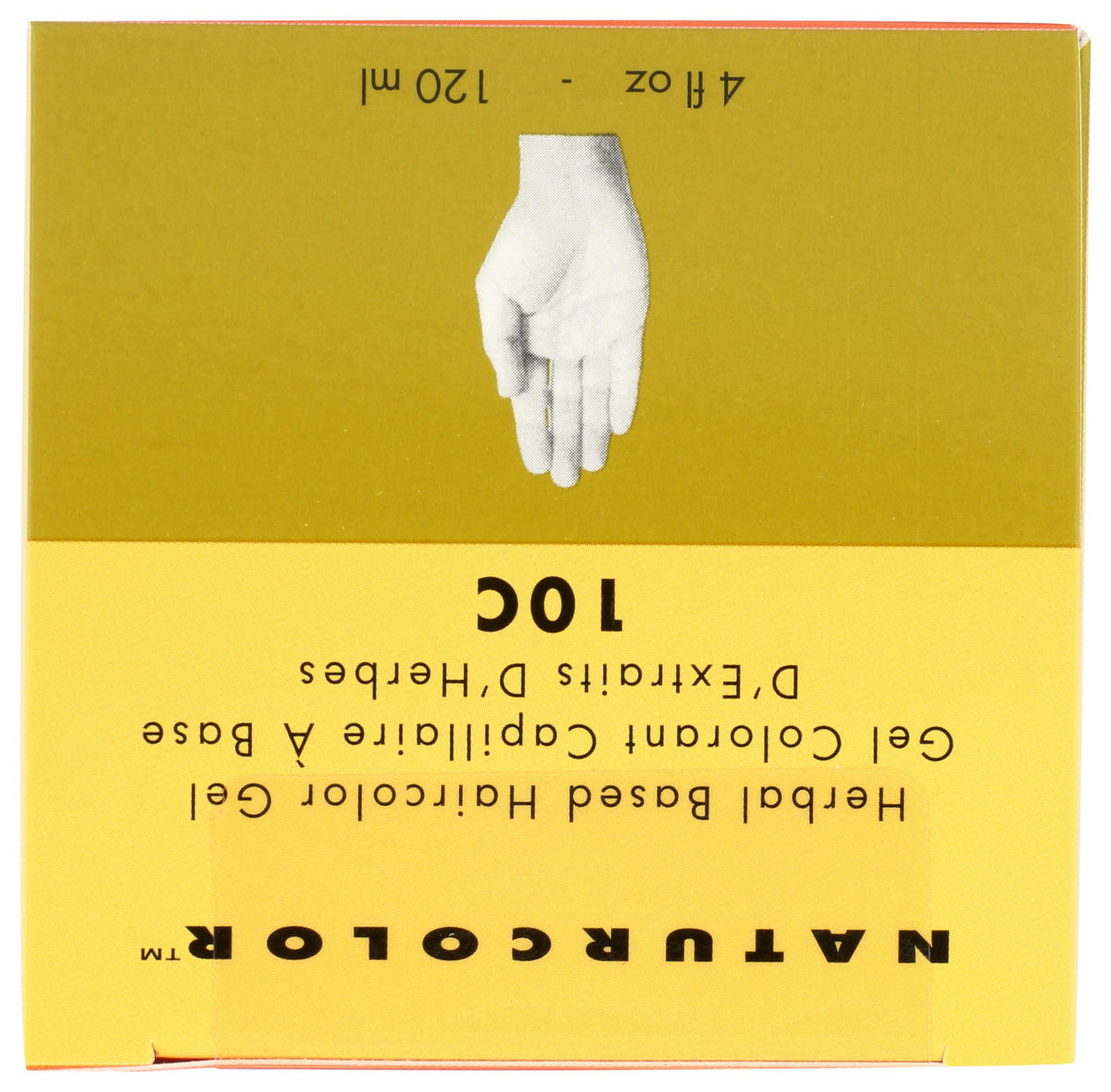 Naturcolor Hair Dye swatch on hair