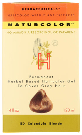 Naturcolor Haircolor 8D Calendula Blonde front view