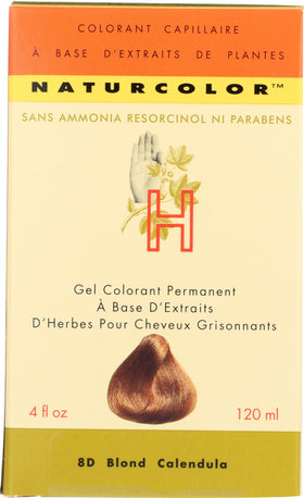 Naturcolor Haircolor 8D Calendula Blonde packaging