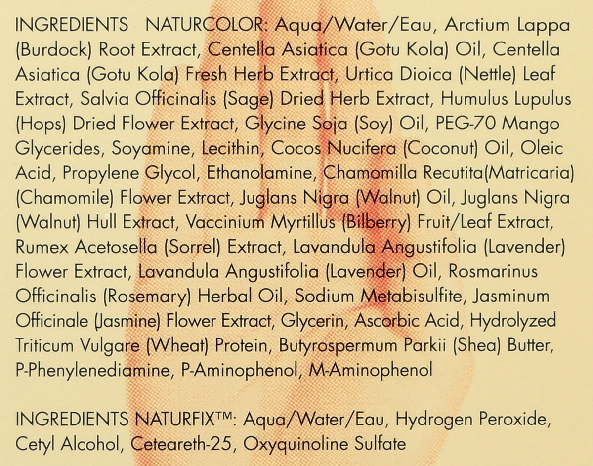 Naturcolor Haircolor 8M Cayenne Red application process