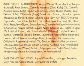 Naturcolor Haircolor Light Burdock 5N on hair strands