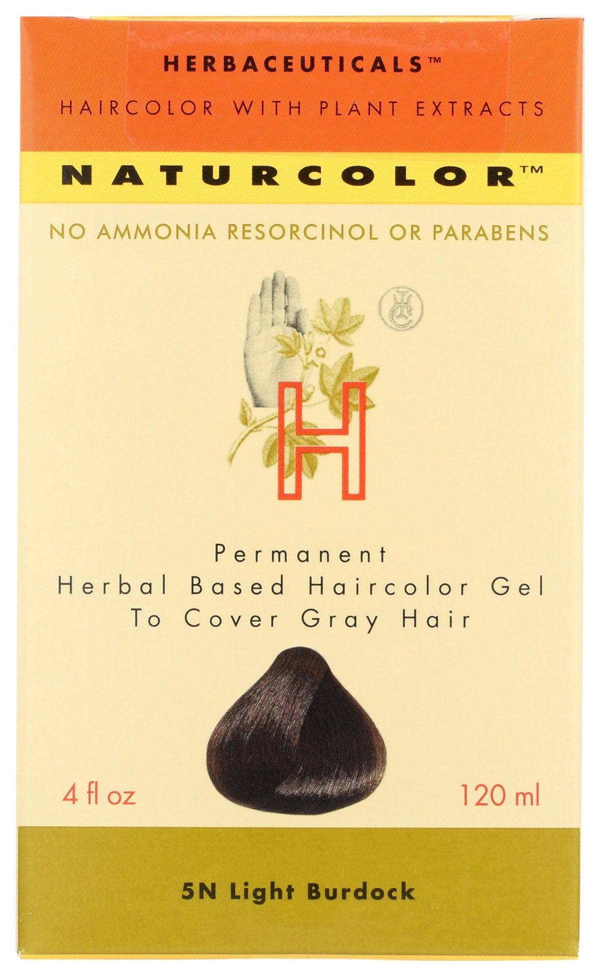 Naturcolor Haircolor Light Burdock 5N packaging front view