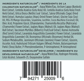 Naturcolor Haircolor Light Turmeric Blonde 4oz packaging details