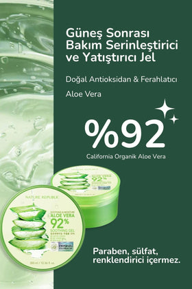 Nature Republic Aloe Vera Gel 300ml texture close-up