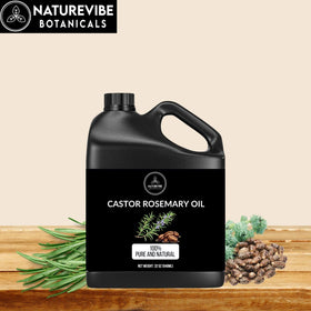 Naturevibe Botanicals Castor Rosemary Oil lifestyle use