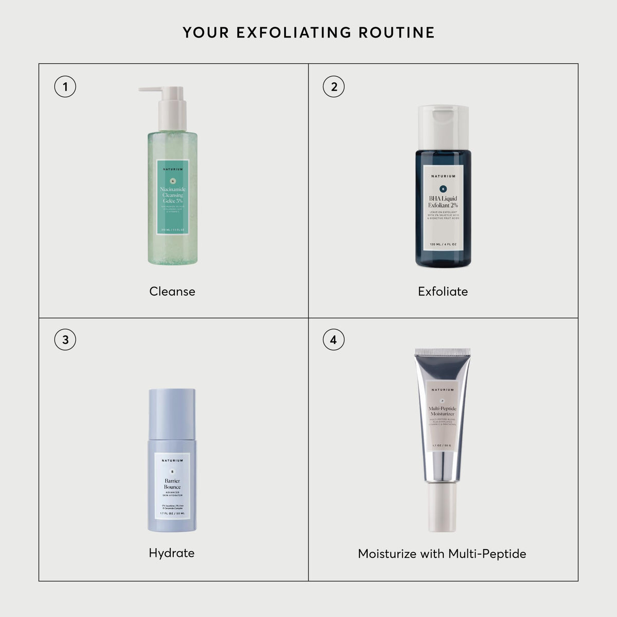 Naturium BHA Liquid Exfoliant 2% bottle on a bathroom counter