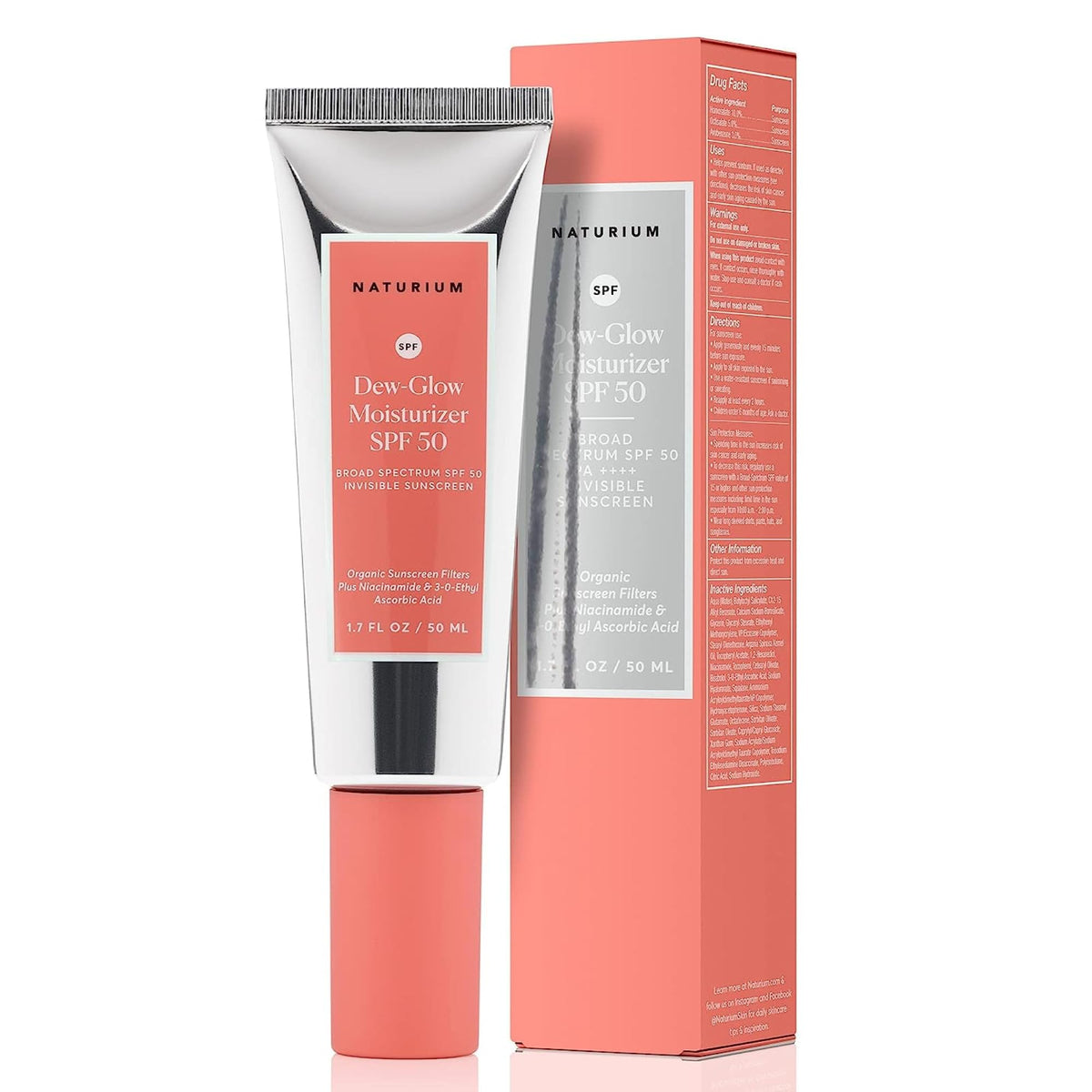 Naturium Dew-Glow Moisturizer SPF 50 front view