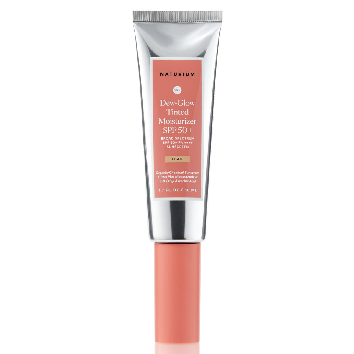Naturium Dew-Glow Tinted Moisturiser SPF 50+ front view