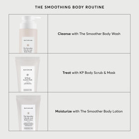 Naturium KP Body Scrub in shower setting