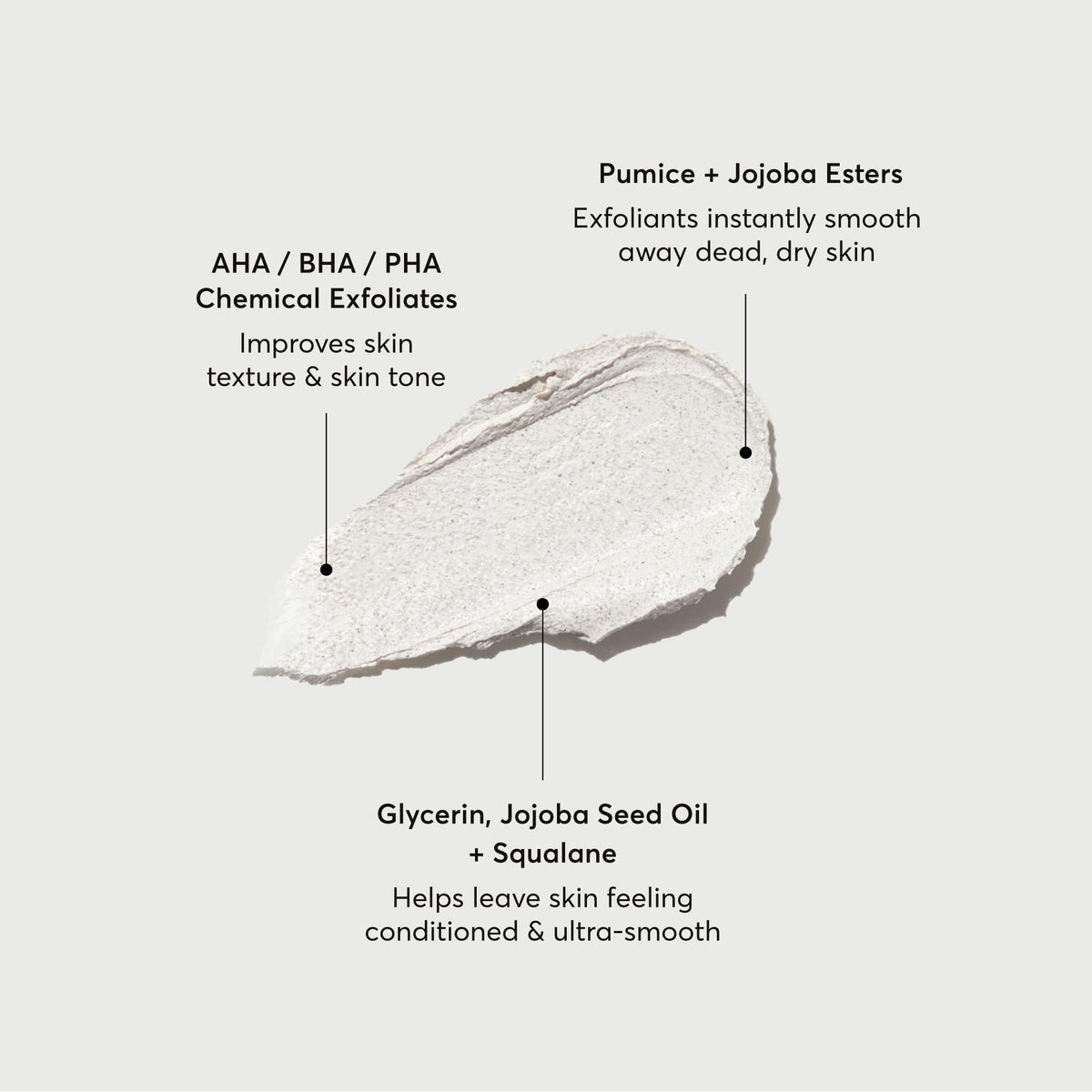 Naturium KP Body Scrub & Mask 8 oz back view