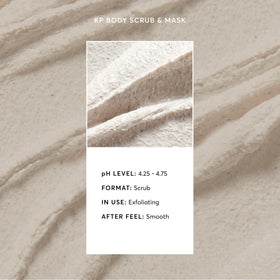 Naturium KP Body Scrub & Mask 8 oz with texture close-up