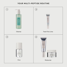 Naturium Multi-Peptide Advanced Serum 1 oz with other skincare products