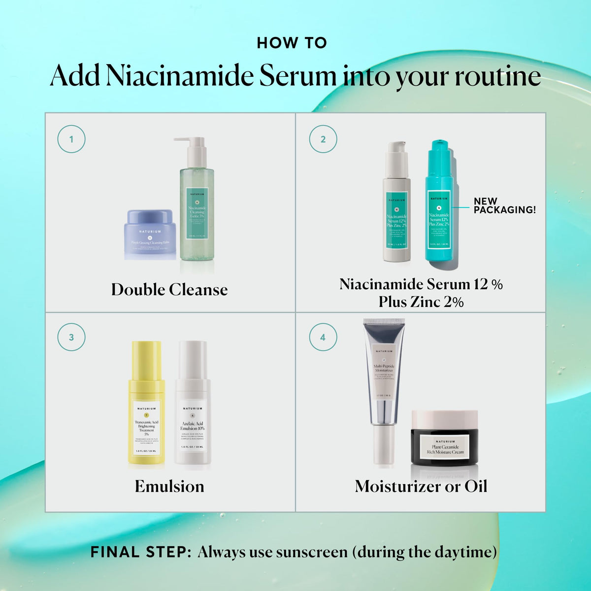 Naturium Niacinamide Face Serum dropper close-up