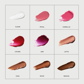 Naturium Phyto-Glow Lip Balm 0.34 oz Lychee application on lips