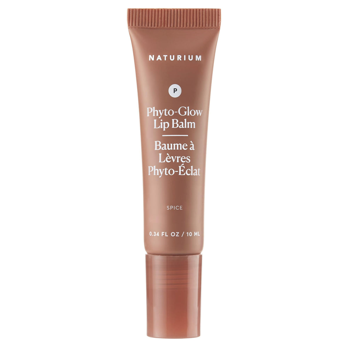 Naturium Phyto-Glow Lip Balm 0.34 oz Spice front view