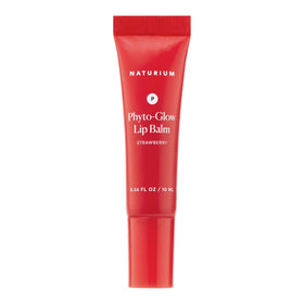 Naturium Phyto-Glow Lip Balm 0.34 oz Strawberry front view
